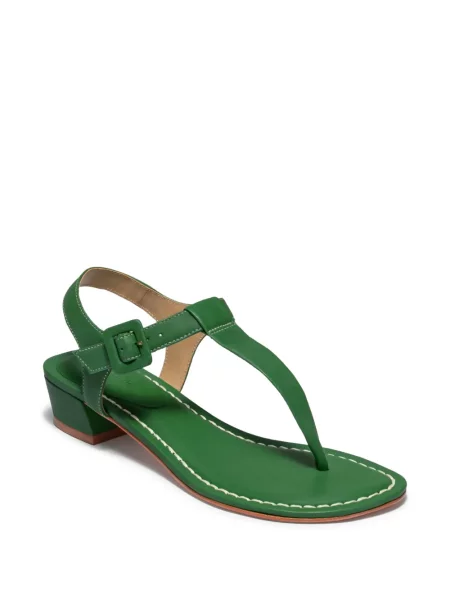Sandale Bernardo cu cataramă verde