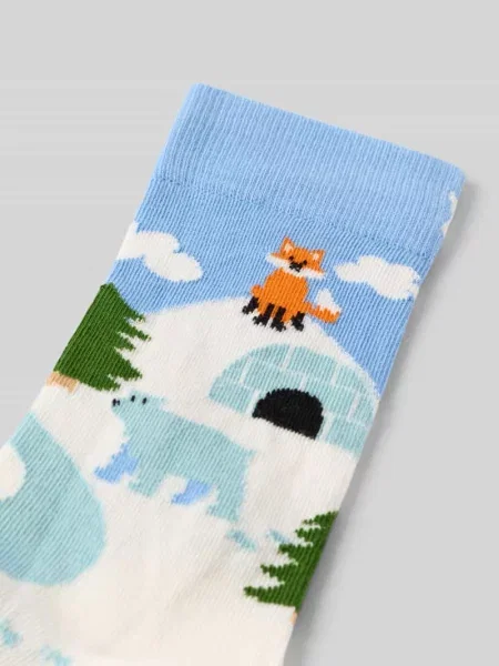 Skarpety z elastycznej mieszanki bawełny model Winter Life' Happy Socks