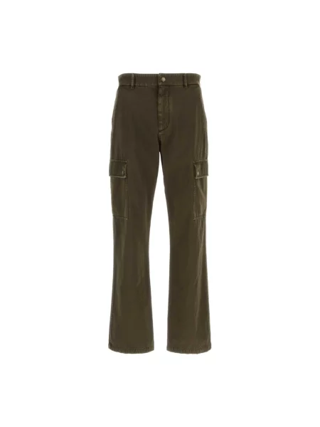 Spodnie cargo Burberry zielone