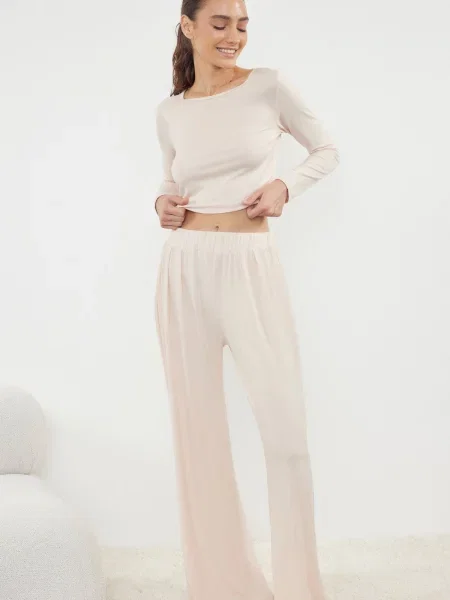 Pijama pijamale Trendyol gri