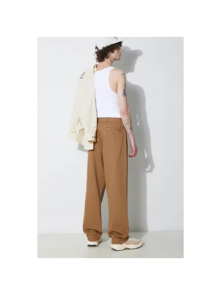 Spodnie Alpha Industries brązowe