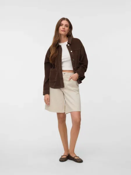 VERO MODA Prechodná bunda VMJamie čokoládová