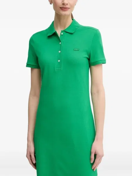 Rochie mini Lacoste scurtă de costum verde