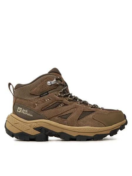 Треккинговые ботинки Jack Wolfskin коричневые