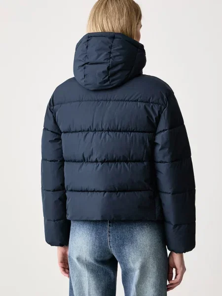 Calvin Klein Jeans kurtka pikowana granatowa