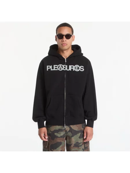 Hanorac cu glugă Pleasures negru