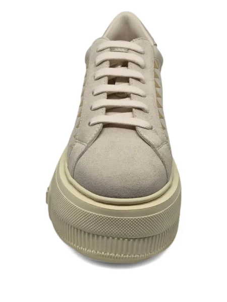 Sneakerși Casadei cu platformă cu tepi