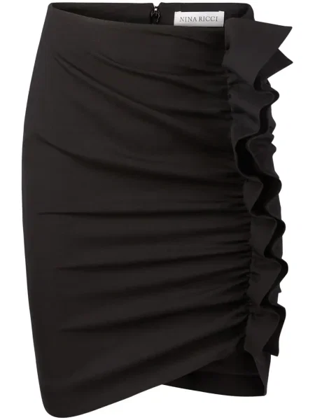 Fustă Nina Ricci drapată negru