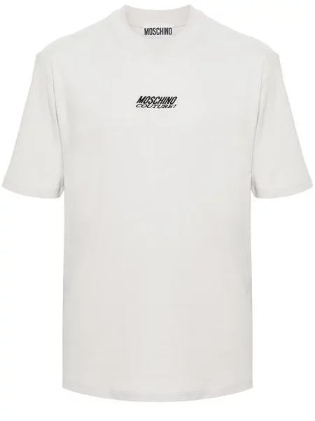Tricou Moschino cu imagine gri