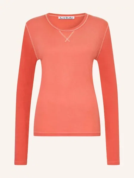 Top Acne Studios z długim rękawem biały