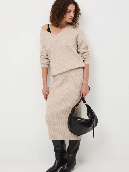 Спідниця Medicine maxi пряма бежевий