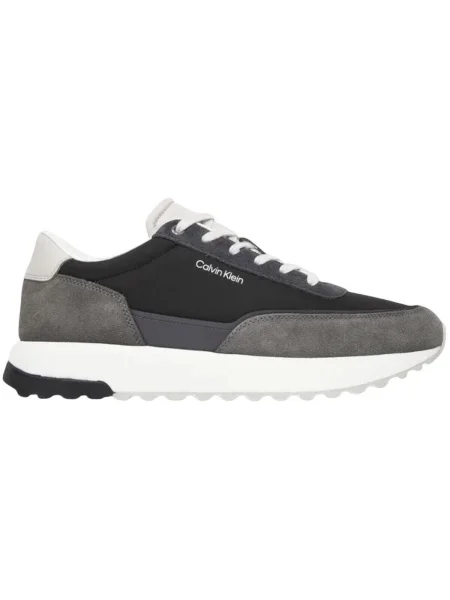 Pánske topánky Calvin Klein Low Top Lace Up Repreve Mix Formal Gray/Eggshell/Creamy White čierna