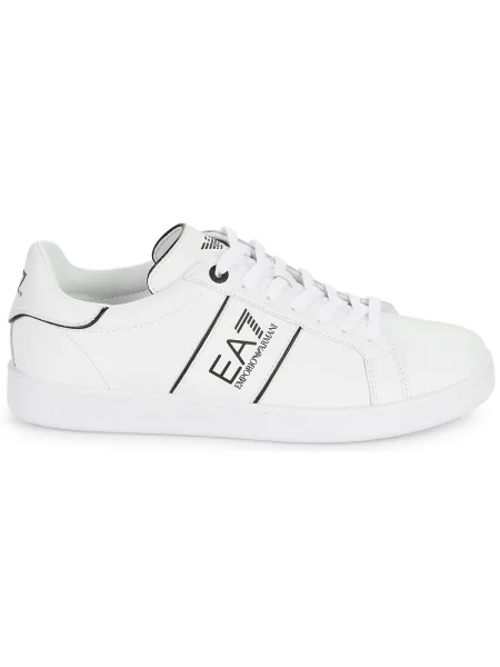 Emporio Armani Classic Logo fehér/fekete cipők. Méret: 38 EU fehér