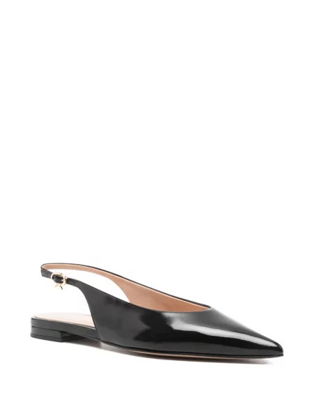 Pantofi cu toc Gianvito Rossi fără toc negru