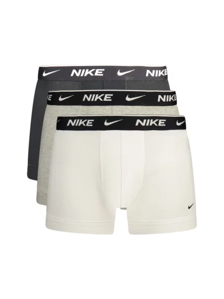 Nike Obcisłe bokserki pakowane po 3 szt. Mężczyźni szary|czarny|biały|wielokolorowy jednolity S białe