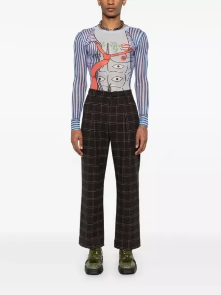 Lung tricou Charles Jeffrey Loverboy plasă