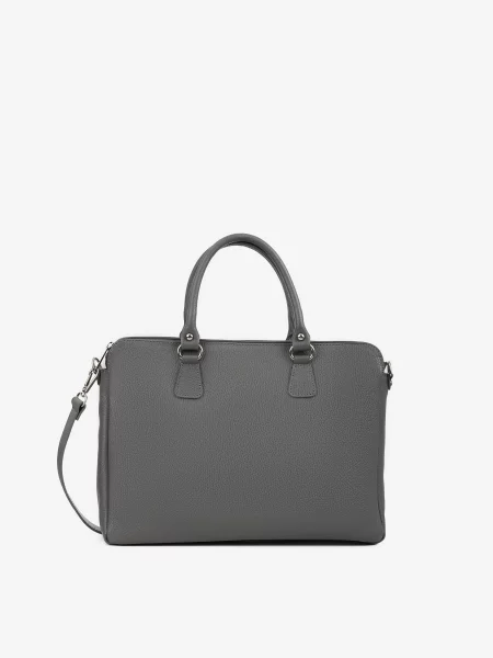 Кожаная сумка Regina Notte серая