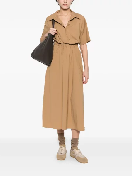 Gulerat rochie midi Herno până la genunchi de costum