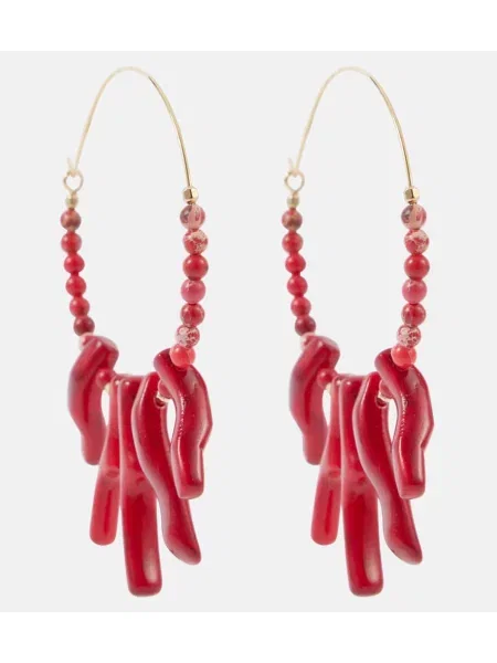 Uhani Isabel Marant rdeča