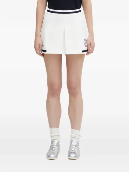 Fusta mini Sporty & Rich alb