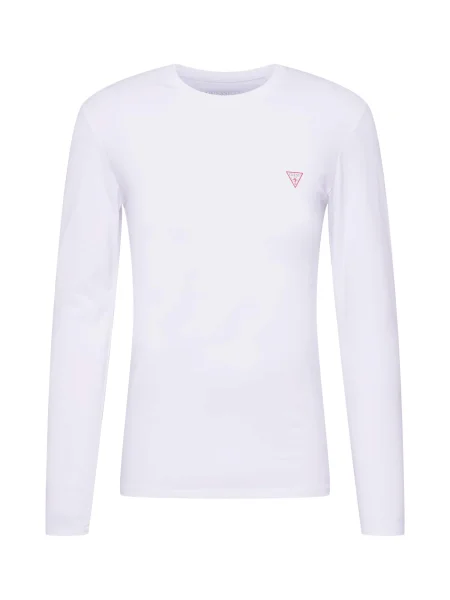 GUESS Majica rdeča / črna bela