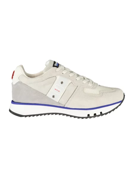 Sneakersy Blauer skórzane szare