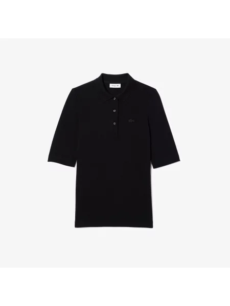 Поло Lacoste черное