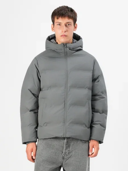 JACK & JONES Žieminė striukė ESOHO šviesiai pilka