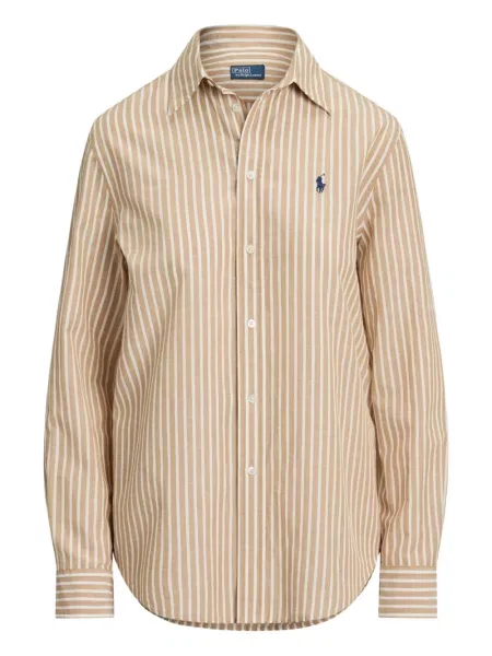Vunena majica Polo Ralph Lauren s okruglim izrezom iznad koljena narančasta