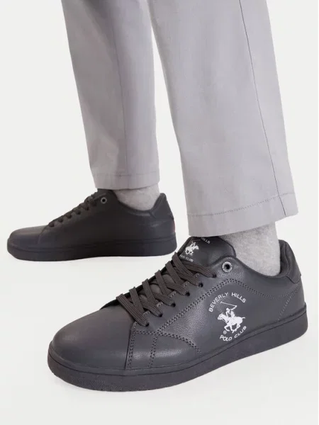 Sneakersy Beverly Hills Polo Club šedé