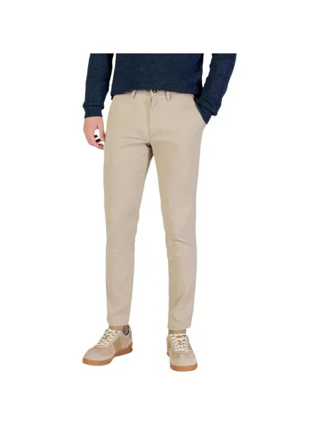 Pantaloni chino Borghese albastru