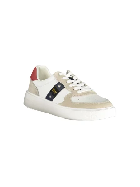 Lniane sneakersy Blauer białe