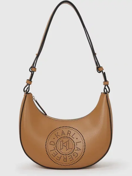 Karl Lagerfeld Torba K/HEARTS smeđa