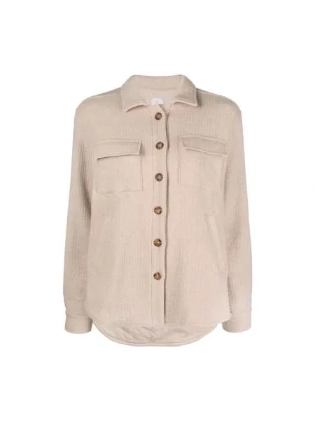 Koszula Eleventy wełniana beżowa