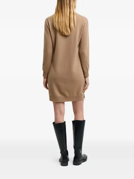 Rochie midi Gant până la genunchi de costum maro
