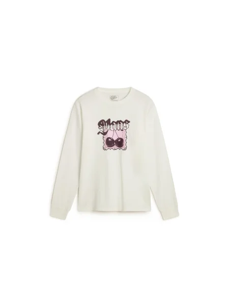 VANS Majica Cherrylace jajčevec / rosé bela