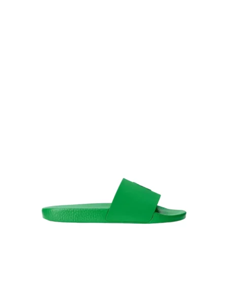 Klapki Polo Ralph Lauren zielone