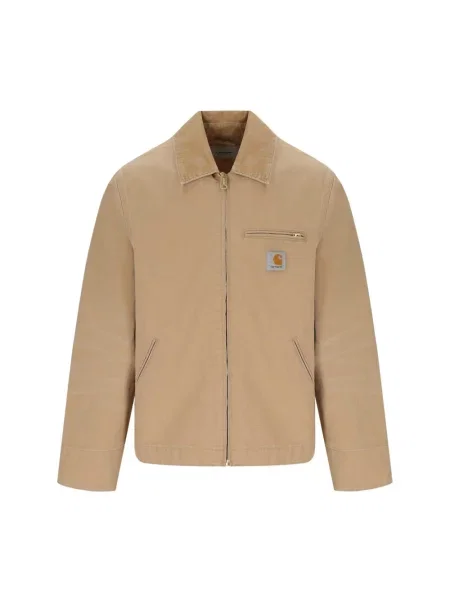Carhartt Wip Kurtki Mężczyzna S Detroit Jacket beżowy