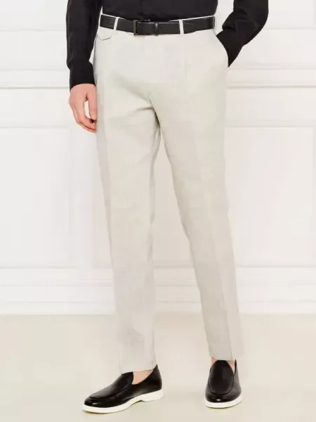 Windsor De in pantaloni chino Silvi | Shaped fit cu adaos de lână bej