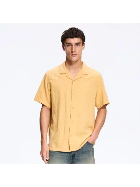 Reserved Košile se vzorem regular fit pšeničná