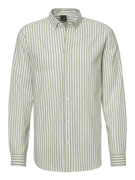 JOHN DEVIN Košile zelená bílá