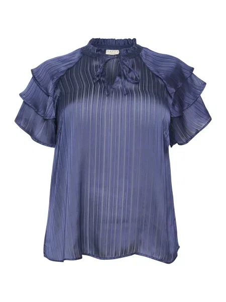 KAFFE CURVE Blúzka indigo