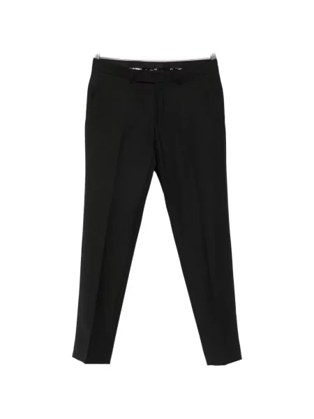 Cu centură pantaloni Karl Lagerfeld negru