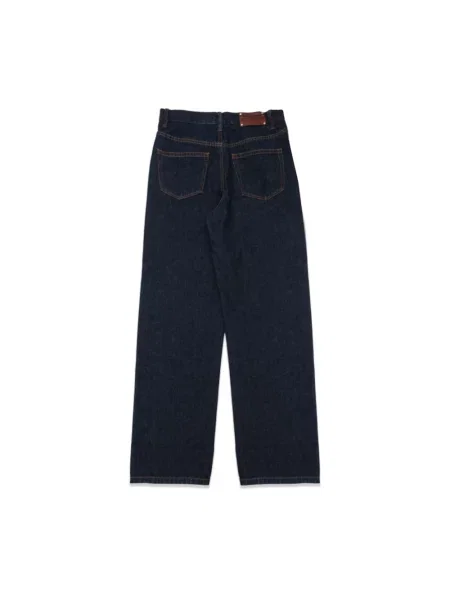 Jeansy Dries Van Noten niebieskie