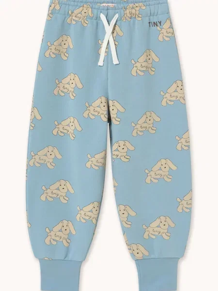 Tinycottons teplákové nohavice detské DOGS SWEATPANT modrá