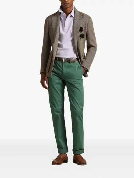 Slip de baie Polo Ralph Lauren alergare cu cordon cu imagine alb