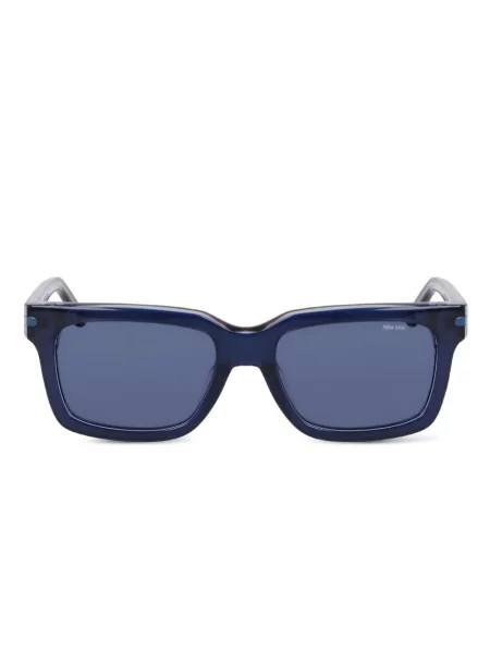 Ochelari de soare Nike cu imprimeu geometric albastru