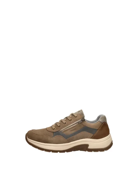 Sneakersy Rieker brązowe