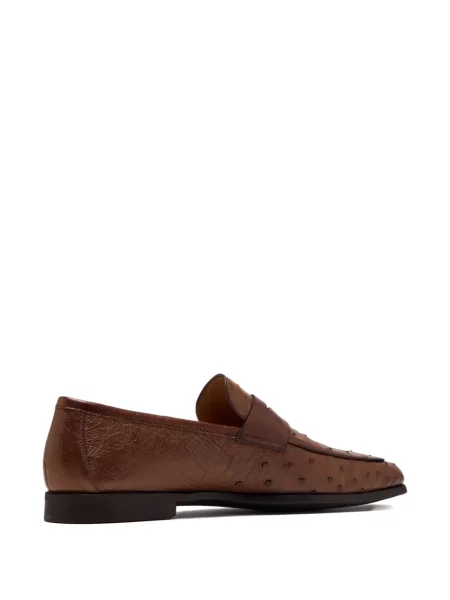 Pantofi loafer Magnanni din piele maro