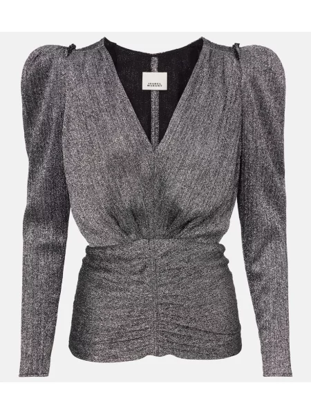 Top Isabel Marant argintiu